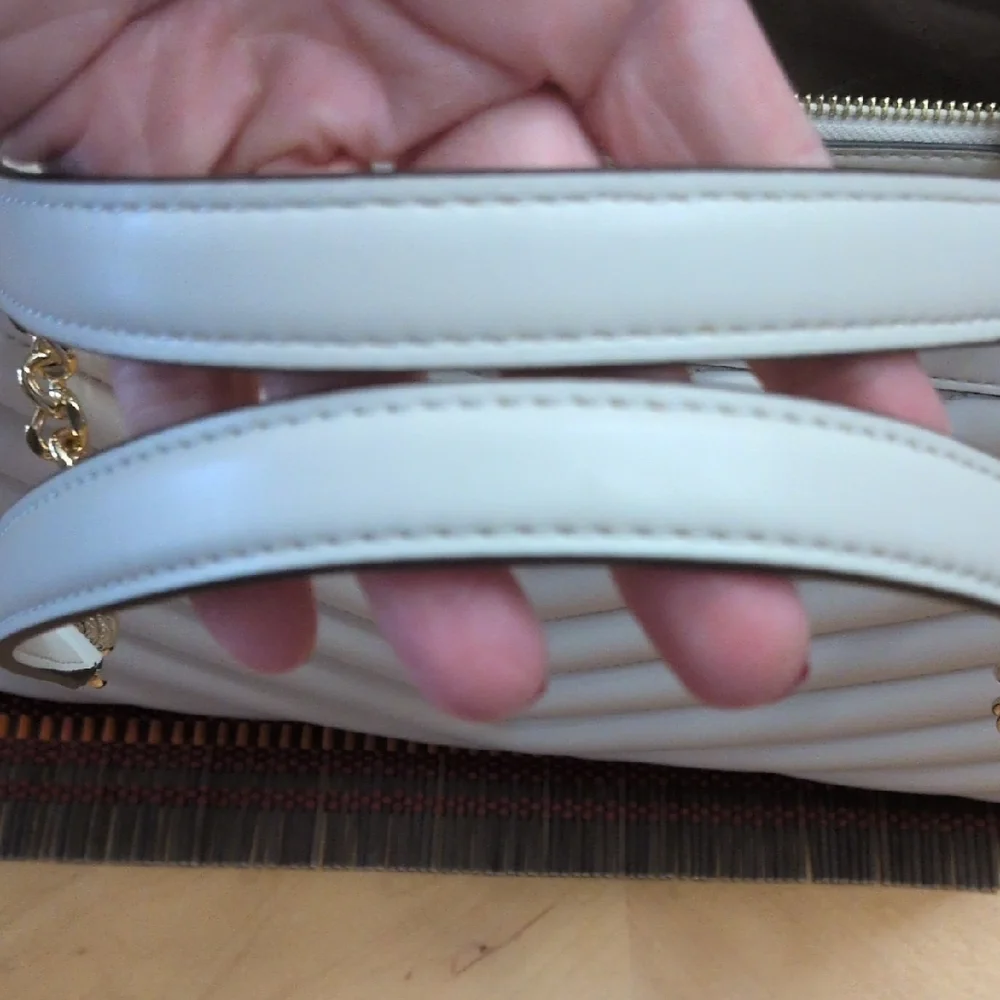 Michael Kors Whitney Cream Chain Strap Shoulder Bag